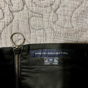 French Connection strapless cocktail dress.